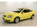 Competition Yellow 2008 Pontiac G5 Standard G5 Model Exterior