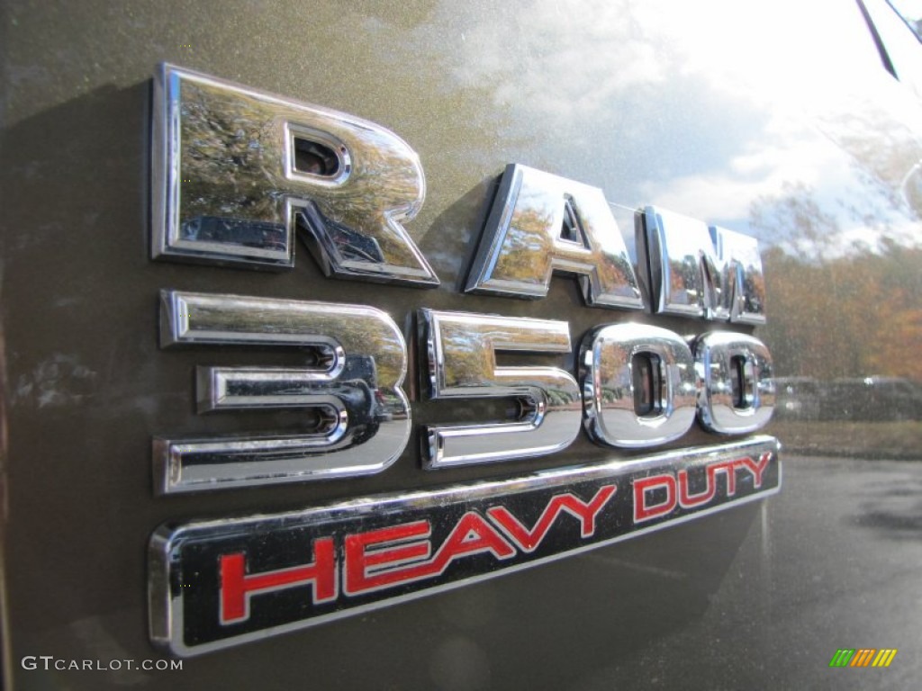2014 3500 Big Horn Crew Cab 4x4 Dually - Prairie Pearl / Black/Diesel Gray photo #6