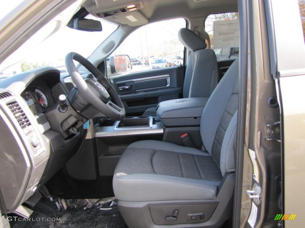 2014 3500 Big Horn Crew Cab 4x4 Dually - Prairie Pearl / Black/Diesel Gray photo #7