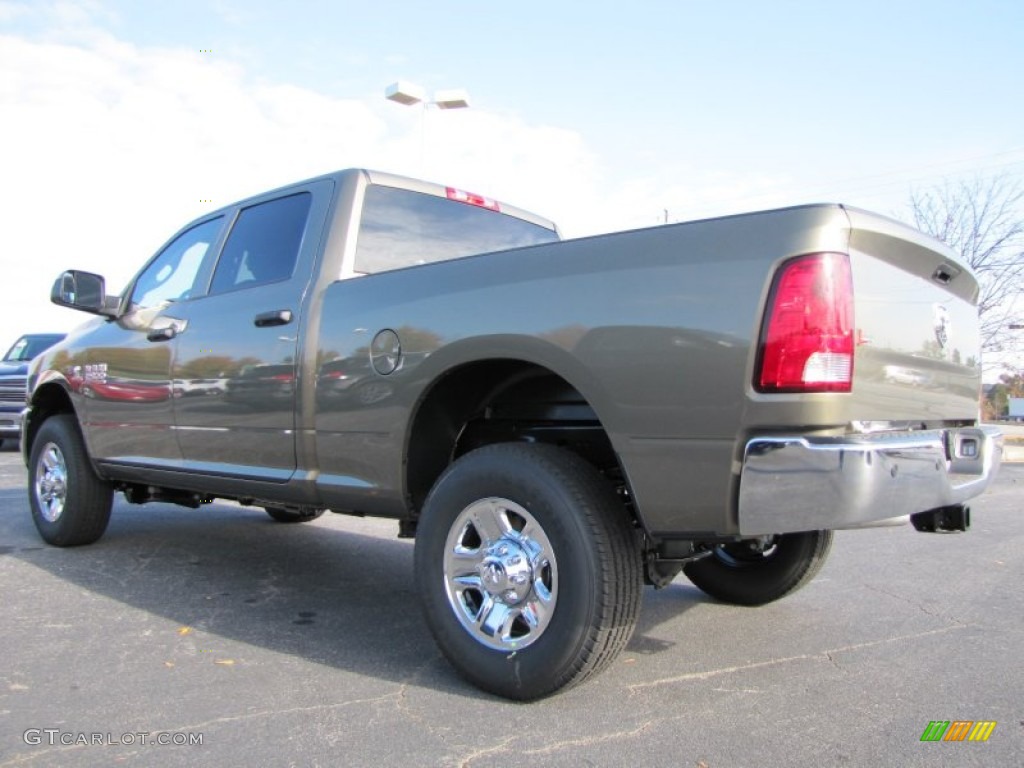 2014 2500 Tradesman Crew Cab 4x4 - Prairie Pearl Coat / Black/Diesel Gray photo #2