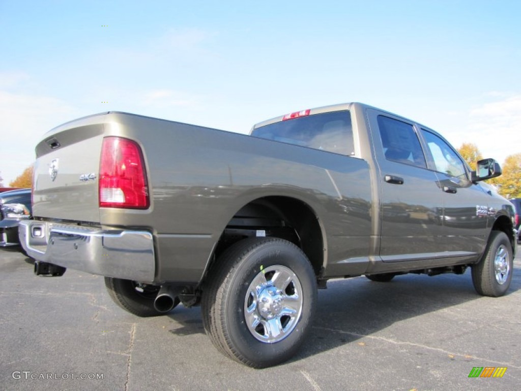 2014 2500 Tradesman Crew Cab 4x4 - Prairie Pearl Coat / Black/Diesel Gray photo #3