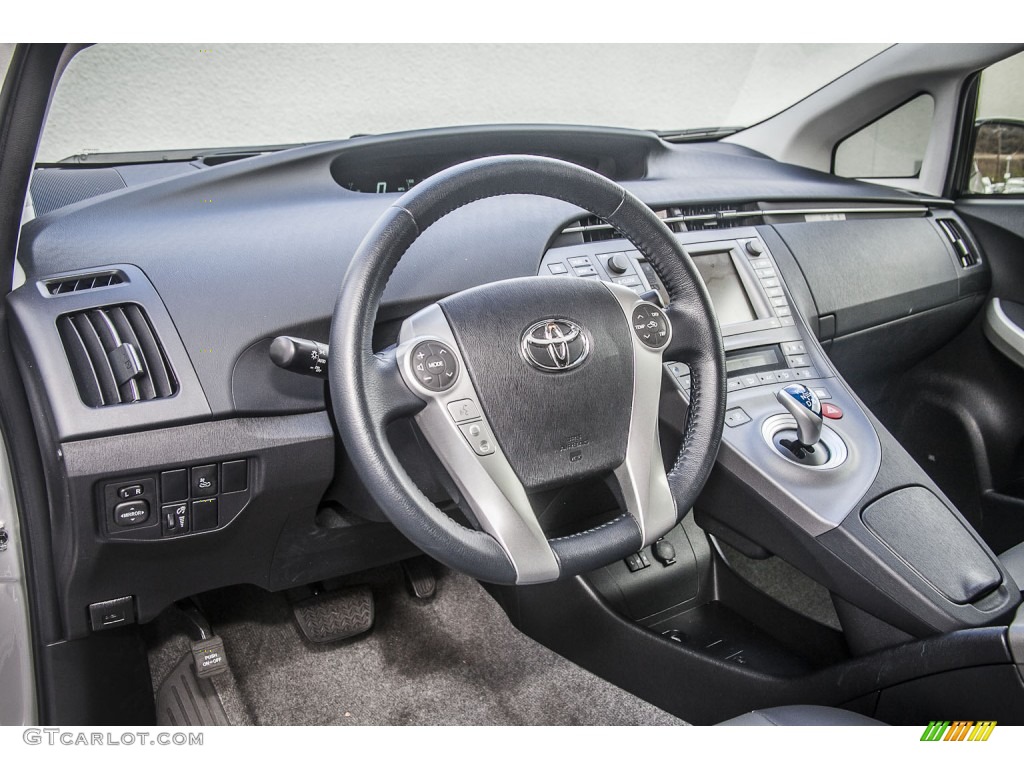 Dark Gray Interior 2012 Toyota Prius 3rd Gen Four Hybrid Photo #88169414