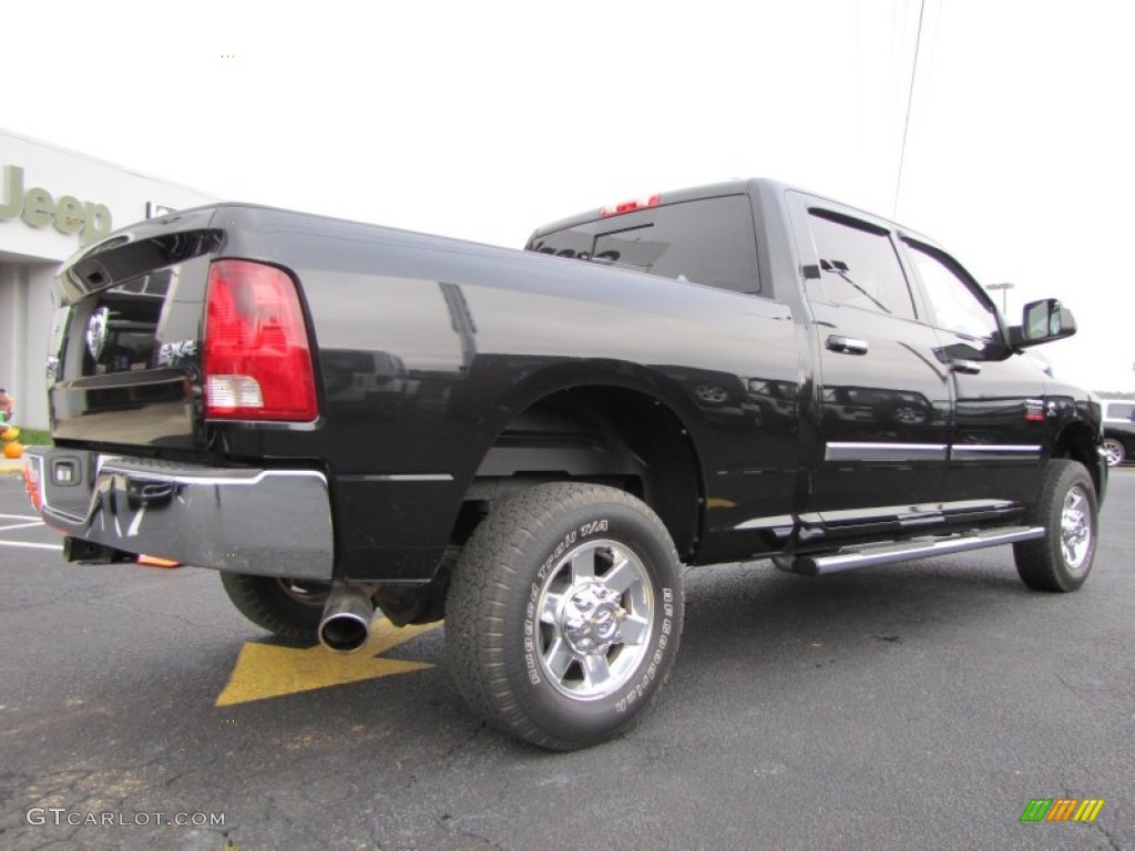 2011 Ram 2500 HD Big Horn Crew Cab 4x4 - Brilliant Black Crystal Pearl / Dark Slate/Medium Graystone photo #7