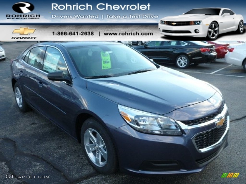 2014 Malibu LS - Atlantis Blue Metallic / Jet Black/Titanium photo #1