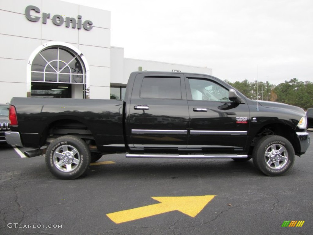 2011 Ram 2500 HD Big Horn Crew Cab 4x4 - Brilliant Black Crystal Pearl / Dark Slate/Medium Graystone photo #8