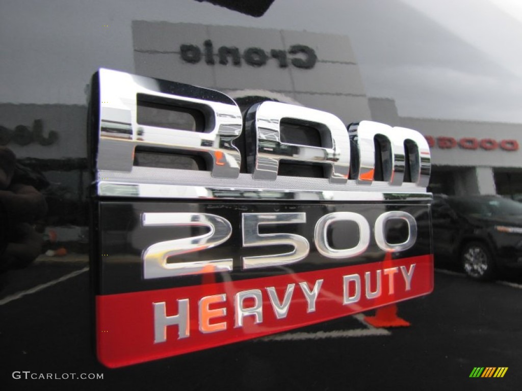 2011 Ram 2500 HD Big Horn Crew Cab 4x4 - Brilliant Black Crystal Pearl / Dark Slate/Medium Graystone photo #10