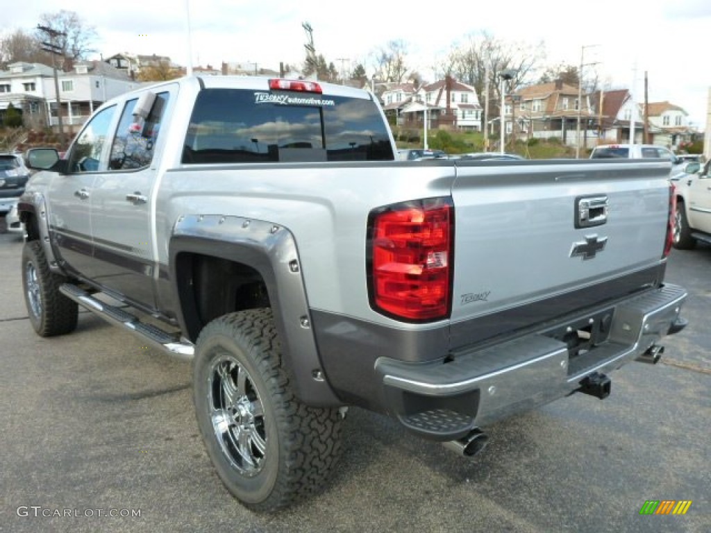 2014 Silverado 1500 LTZ Crew Cab 4x4 - Silver Ice Metallic / Jet Black photo #6