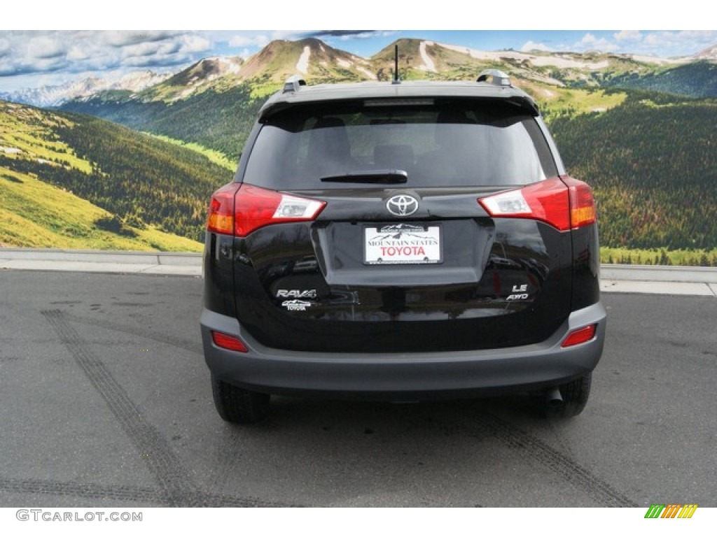 2013 RAV4 LE AWD - Black / Ash photo #4