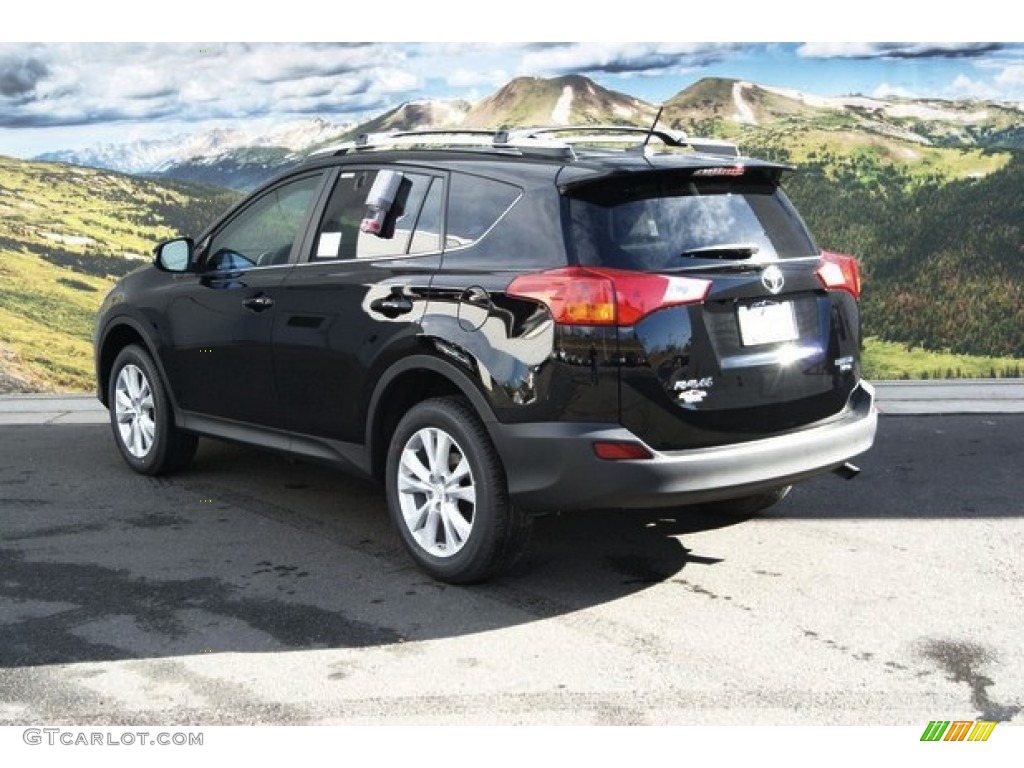 2013 RAV4 Limited AWD - Black / Black photo #3