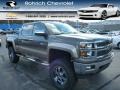 2014 Brownstone Metallic Chevrolet Silverado 1500 LT Crew Cab 4x4  photo #1