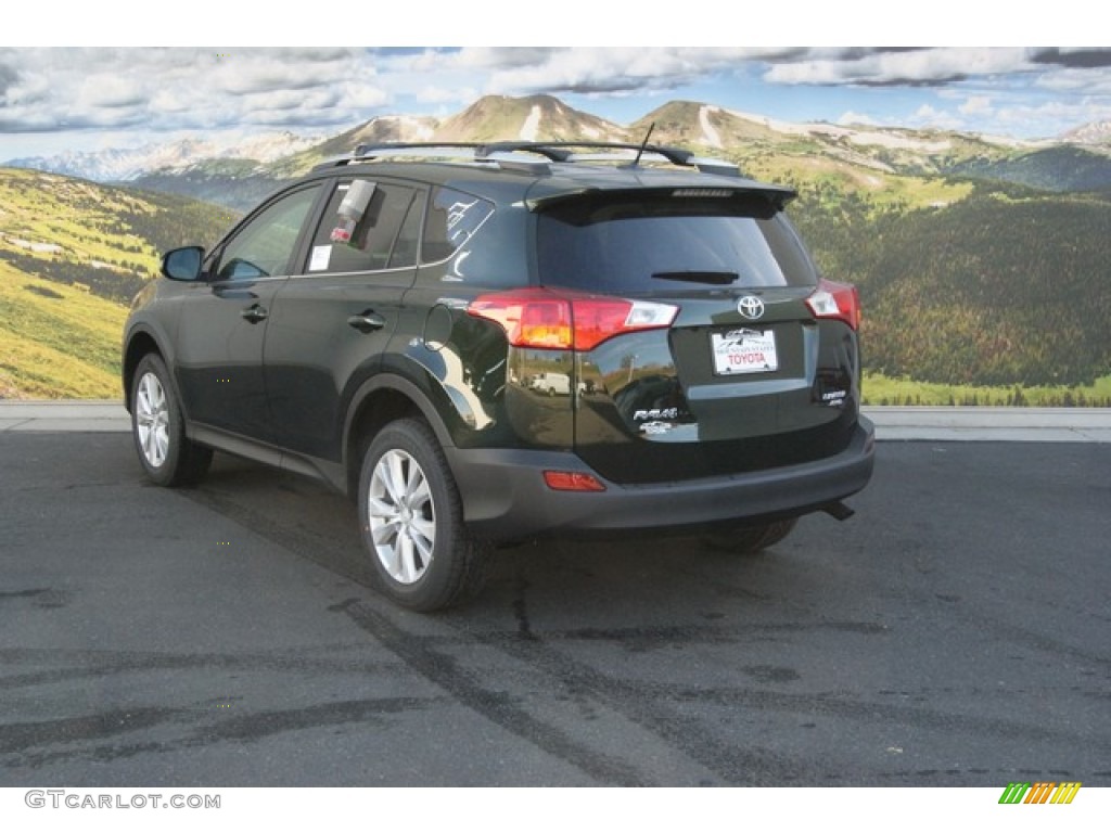 2013 RAV4 Limited AWD - Spruce Green Mica / Beige photo #3