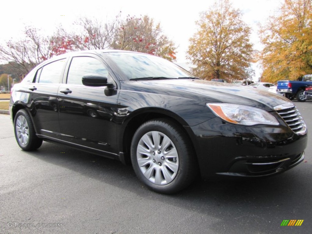 2014 200 LX Sedan - Black Clear Coat / Black photo #4