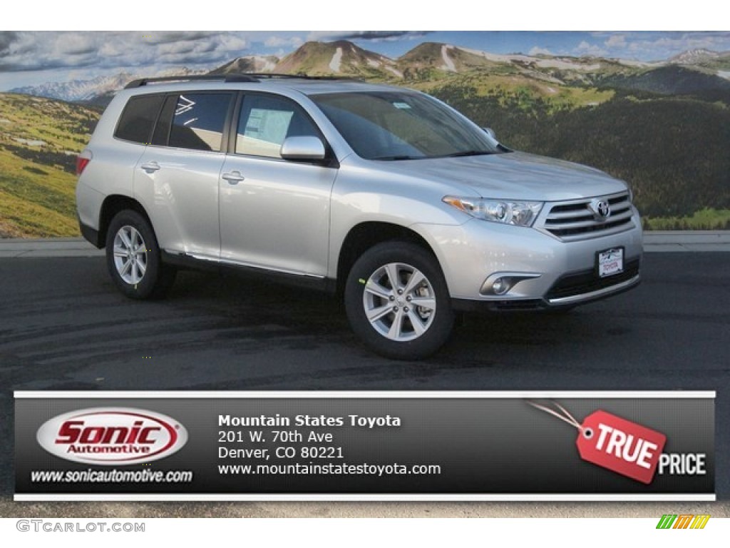 2013 Highlander SE 4WD - Classic Silver Metallic / Black photo #1
