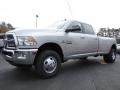 2014 Bright Silver Metallic Ram 3500 Big Horn Crew Cab 4x4 Dually  photo #3