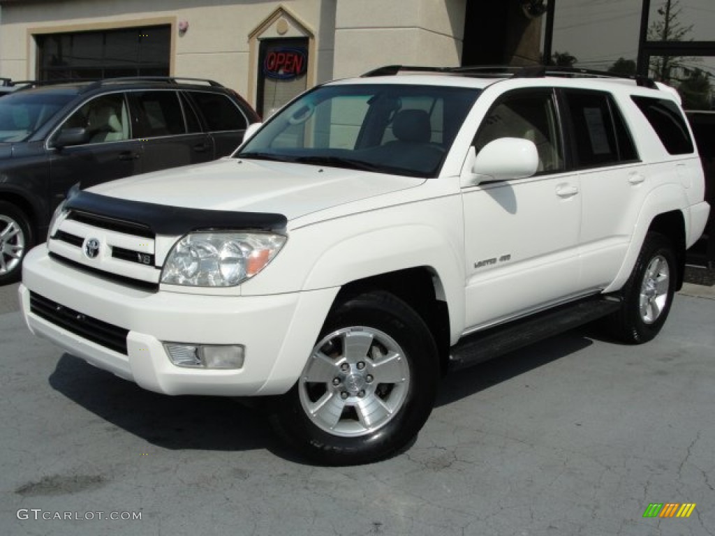 2005 4Runner Limited 4x4 - Natural White / Taupe photo #2