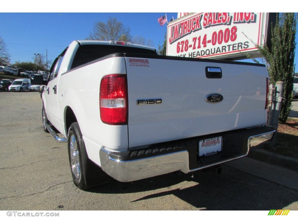 2006 F150 XLT SuperCrew - Oxford White / Tan photo #6