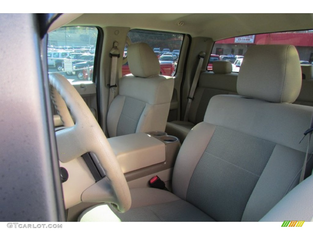 2006 F150 XLT SuperCrew - Oxford White / Tan photo #17