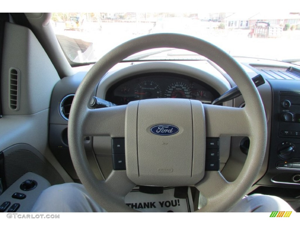 2006 F150 XLT SuperCrew - Oxford White / Tan photo #21