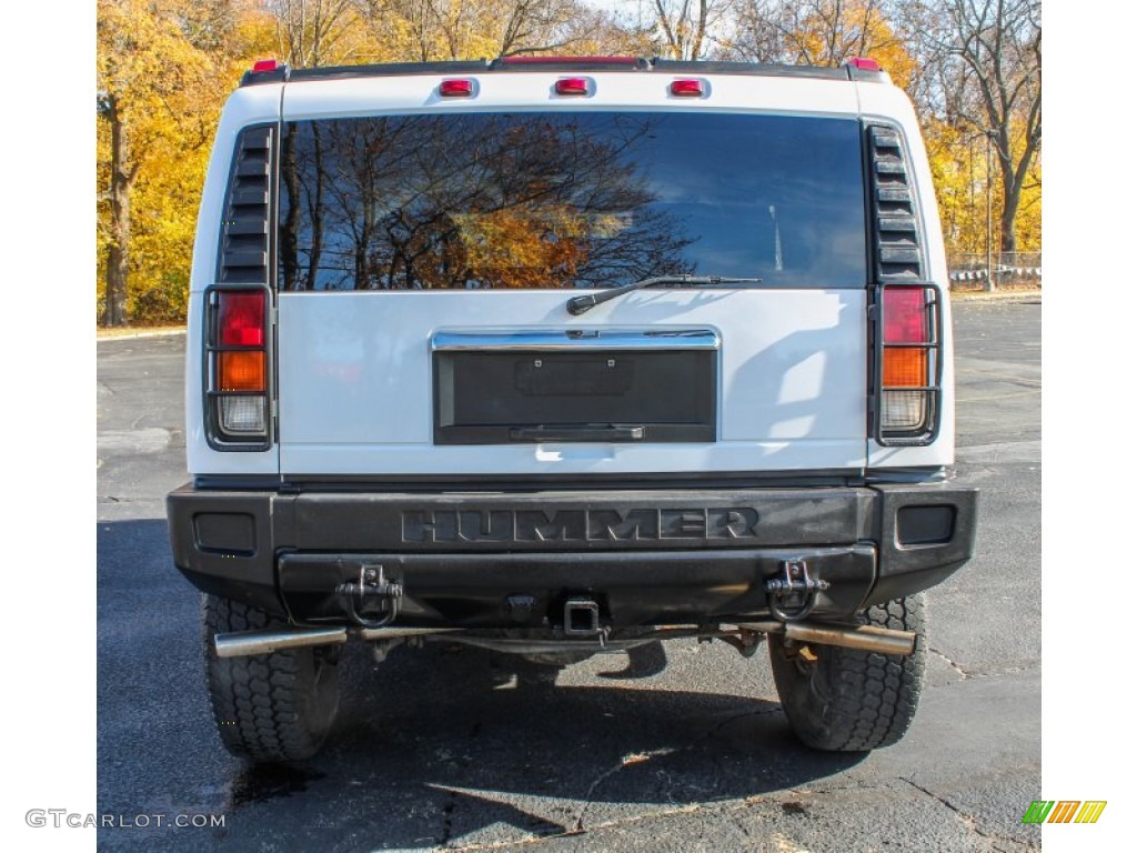 2003 H2 SUV - White / Black photo #5