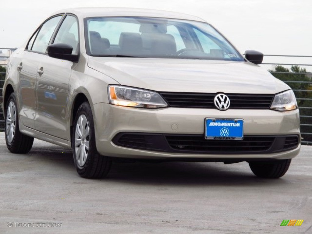 2014 Jetta S Sedan - Moonrock Silver Metallic / Titan Black photo #1