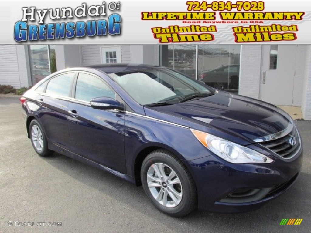 2014 Sonata GLS - Indigo Blue Pearl / Gray photo #1