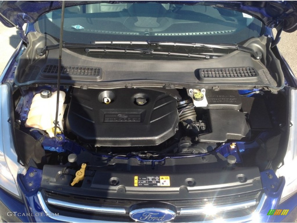 2013 Escape SEL 2.0L EcoBoost 4WD - Deep Impact Blue Metallic / Charcoal Black photo #25