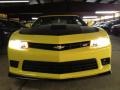 2014 Bright Yellow Chevrolet Camaro SS Coupe  photo #2