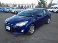 2012 Kona Blue Metallic Ford Focus SE Sedan  photo #3