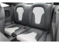 2009 Audi TT Black/Silver Interior Rear Seat Photo