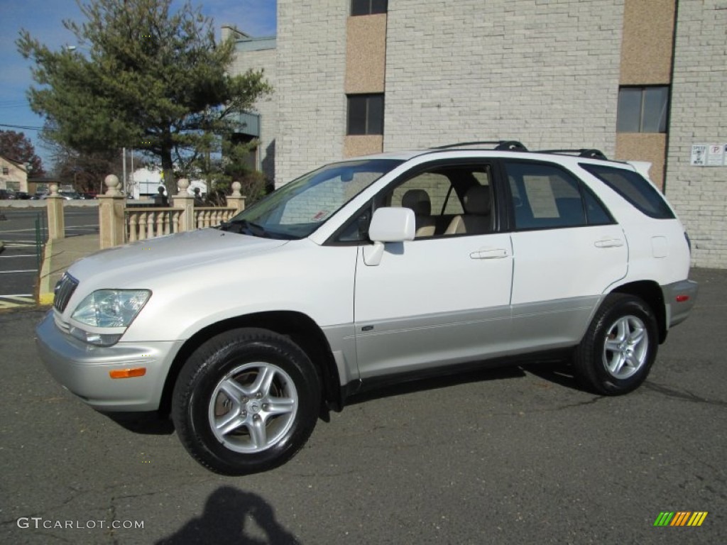 2003 RX 300 AWD - White Gold Crystal / Ivory photo #1