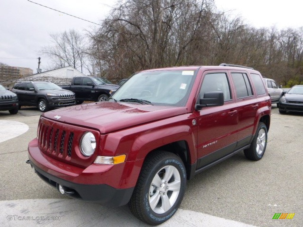 Deep Cherry Red Crystal Pearl Jeep Patriot