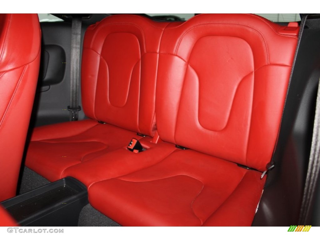 Magma Red Nappa Leather Interior 2010 Audi TT 2.0 TFSI quattro Coupe Photo #88181258