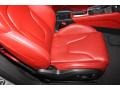 2010 Audi TT Magma Red Nappa Leather Interior Front Seat Photo
