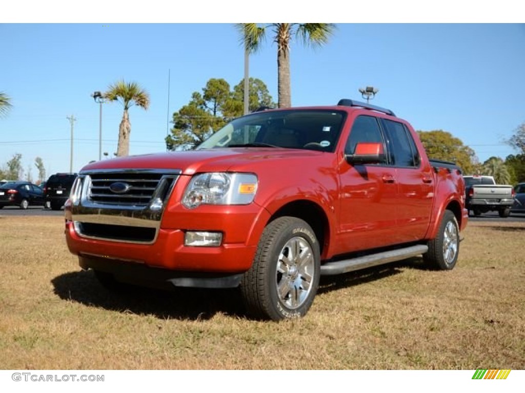 Sangria Red Metallic 2010 Ford Explorer Sport Trac Limited Exterior Photo #88181864