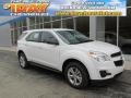 2014 Summit White Chevrolet Equinox LS AWD  photo #1