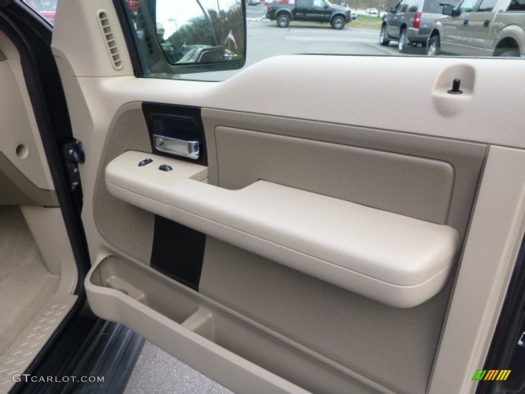 2005 F150 XLT SuperCab 4x4 - Dark Stone Metallic / Tan photo #12