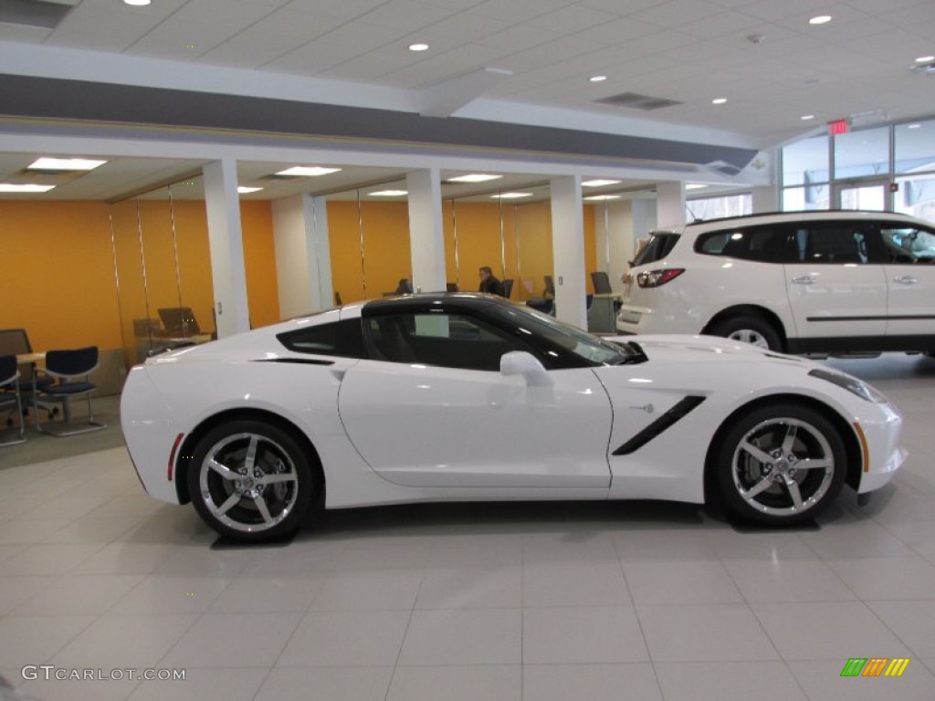 Arctic White 2014 Chevrolet Corvette Stingray Coupe Exterior Photo #88183247