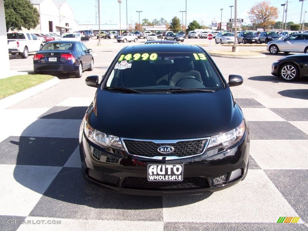 2013 Forte EX - Ebony Black / Black photo #2