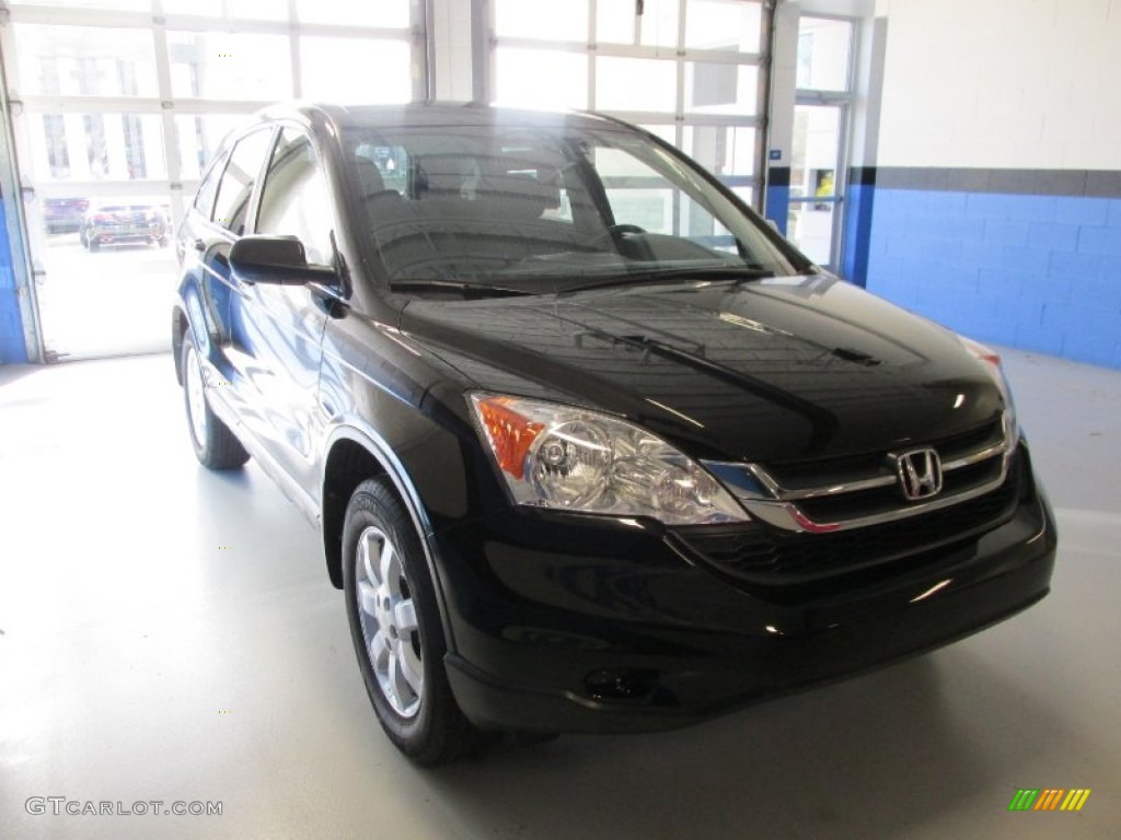 2011 CR-V SE 4WD - Crystal Black Pearl / Black photo #5