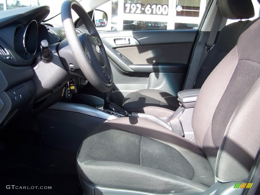 2013 Forte EX - Ebony Black / Black photo #10