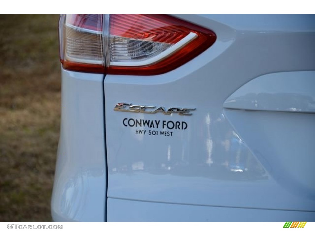 2014 Escape SE 1.6L EcoBoost - Oxford White / Charcoal Black photo #8