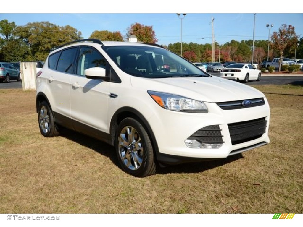 2014 Escape SE 1.6L EcoBoost - Oxford White / Medium Light Stone photo #3