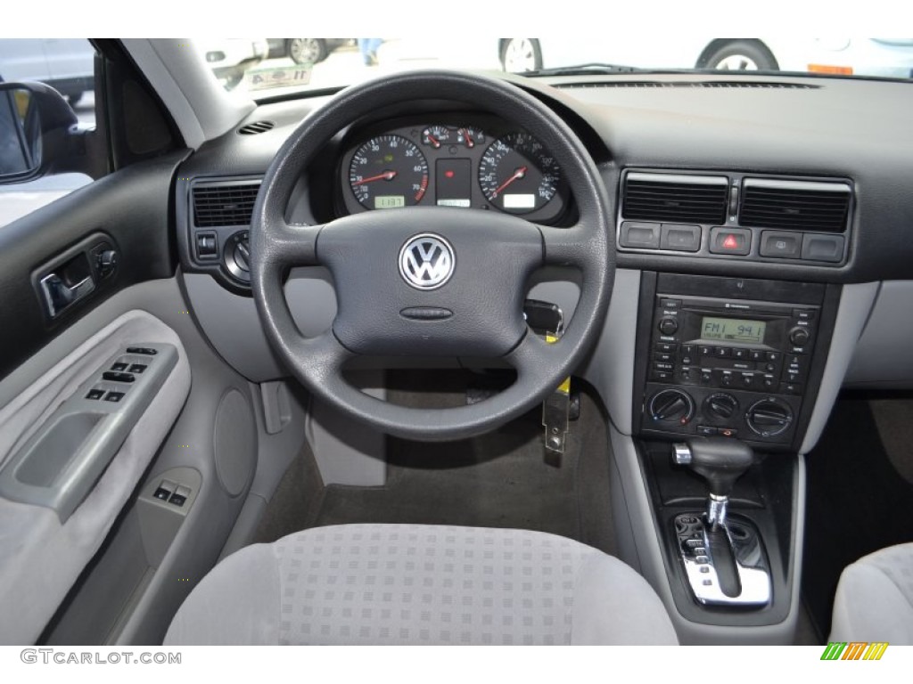 2002 Volkswagen Golf GLS Sedan Beige Dashboard Photo #88185959