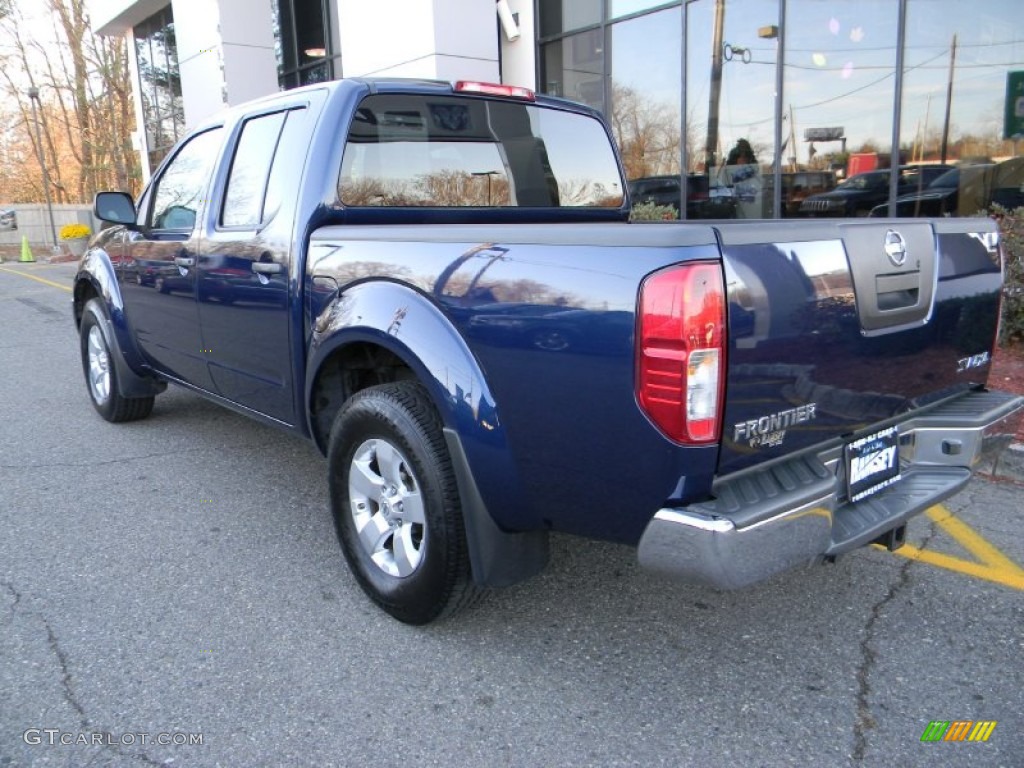 2011 Frontier SV Crew Cab 4x4 - Navy Blue / Steel photo #9