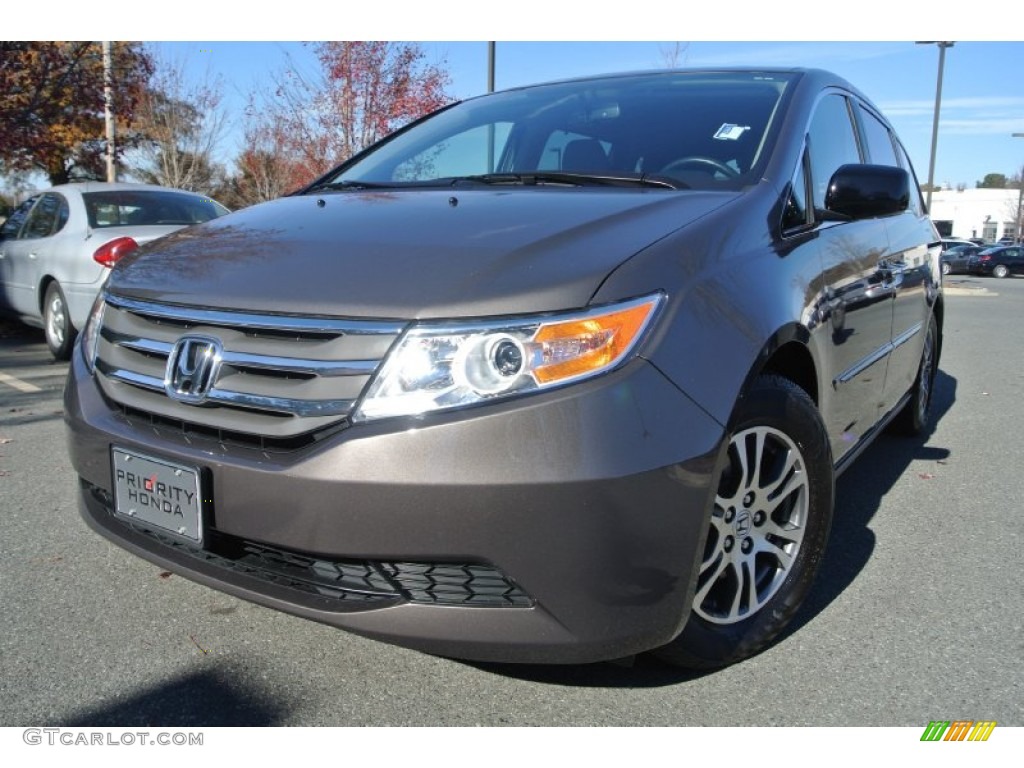 2013 Odyssey EX-L - Smokey Topaz Metallic / Truffle photo #1