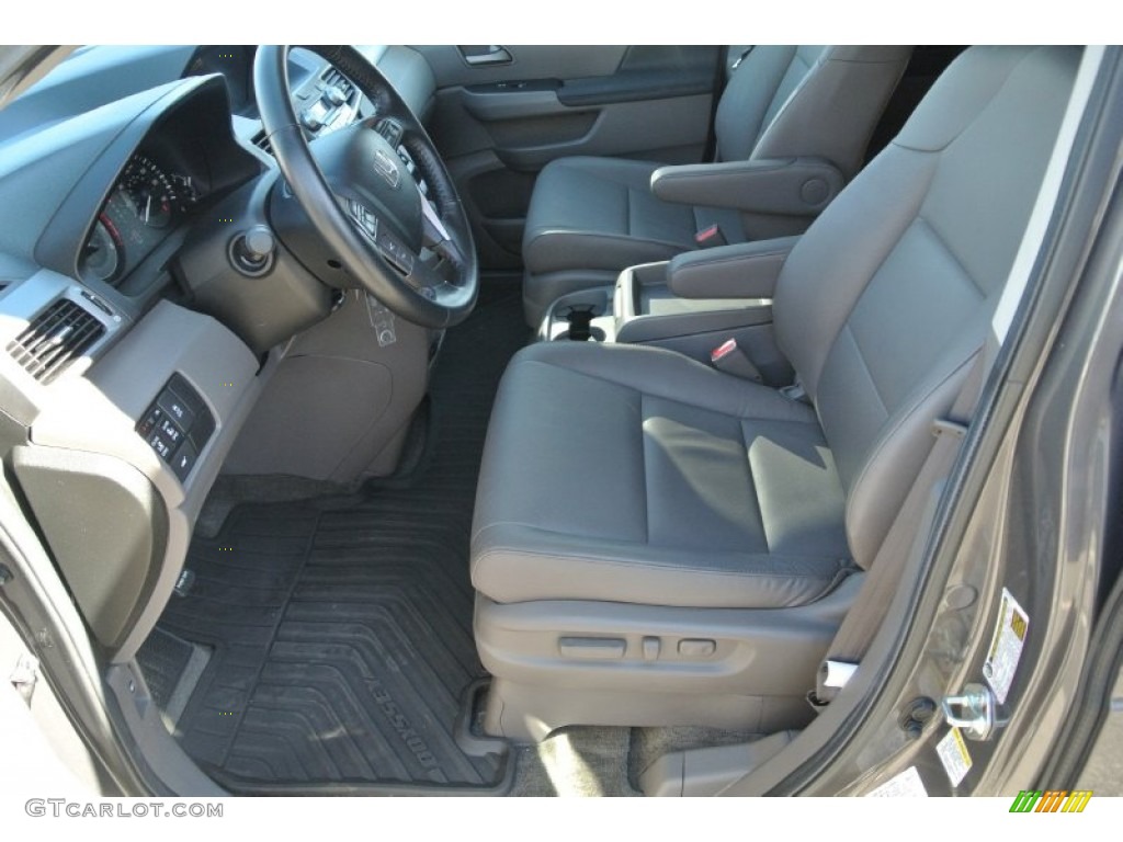 2013 Odyssey EX-L - Smokey Topaz Metallic / Truffle photo #8