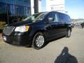 Brilliant Black Crystal Pearl 2010 Chrysler Town & Country LX