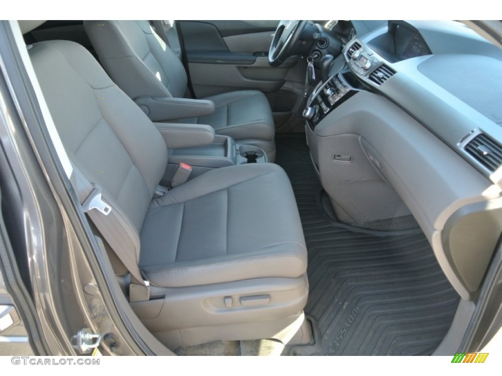 2013 Odyssey EX-L - Smokey Topaz Metallic / Truffle photo #23