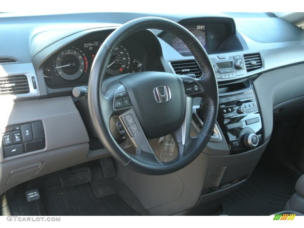 2013 Odyssey EX-L - Smokey Topaz Metallic / Truffle photo #29