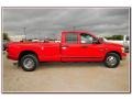 2007 Flame Red Dodge Ram 3500 Laramie Quad Cab Dually  photo #11